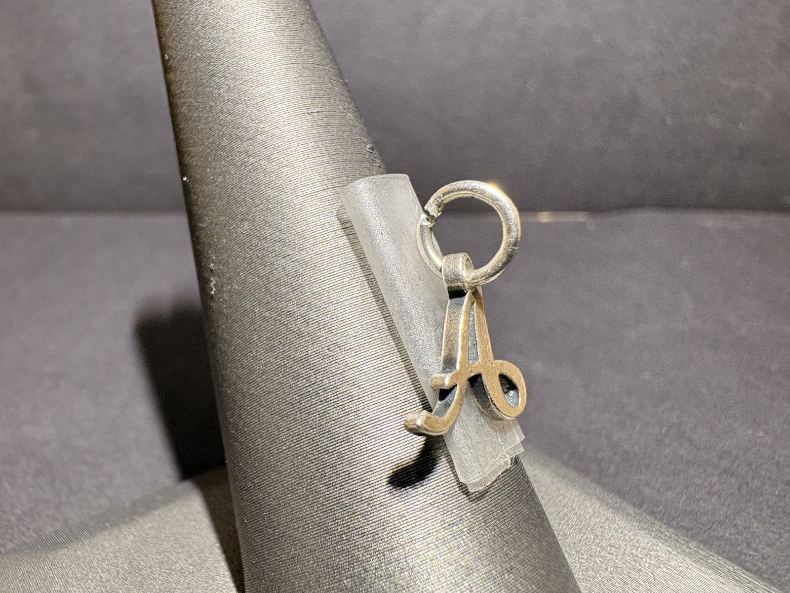 James Avery Large Script Initial "A" Charm - image 3