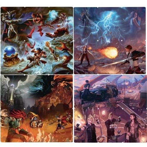 MTG FF Final Fantasy FIN Scene Box Art Series Complete Set (24 in