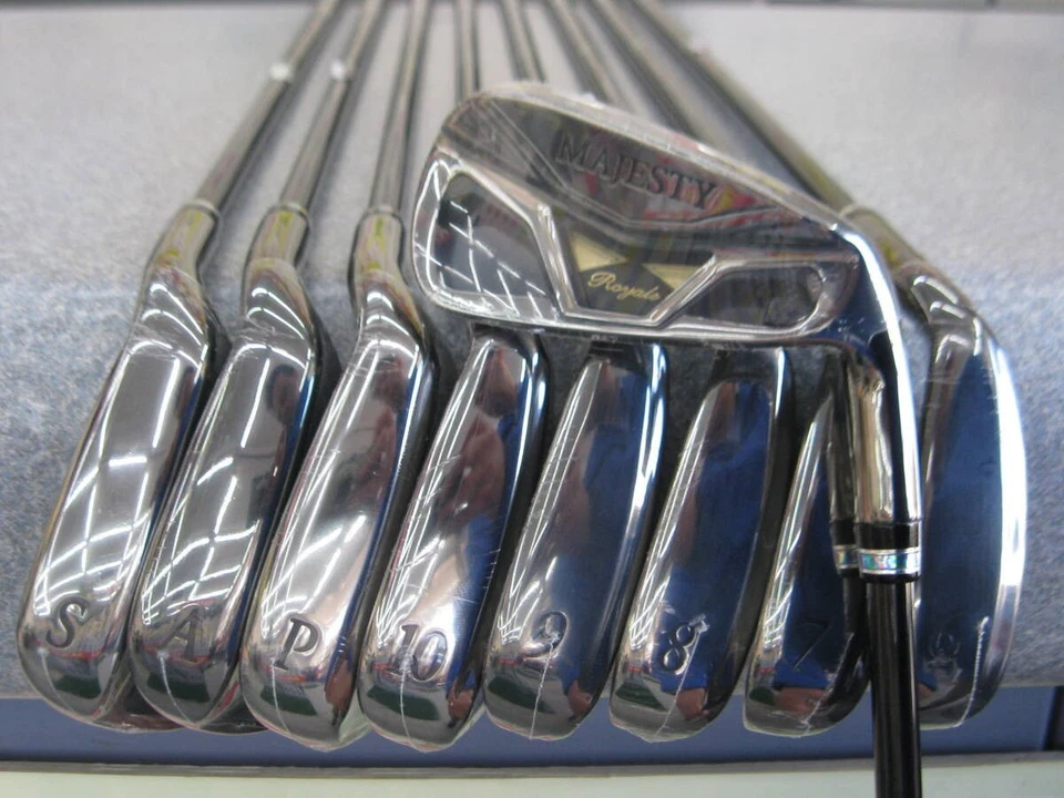 ◼️5pcs◼️ NEW Rare Maruman Majesty Royale Iron Set 9clubs 5-10,P,A,S LV540 SR - Image 2 of 3