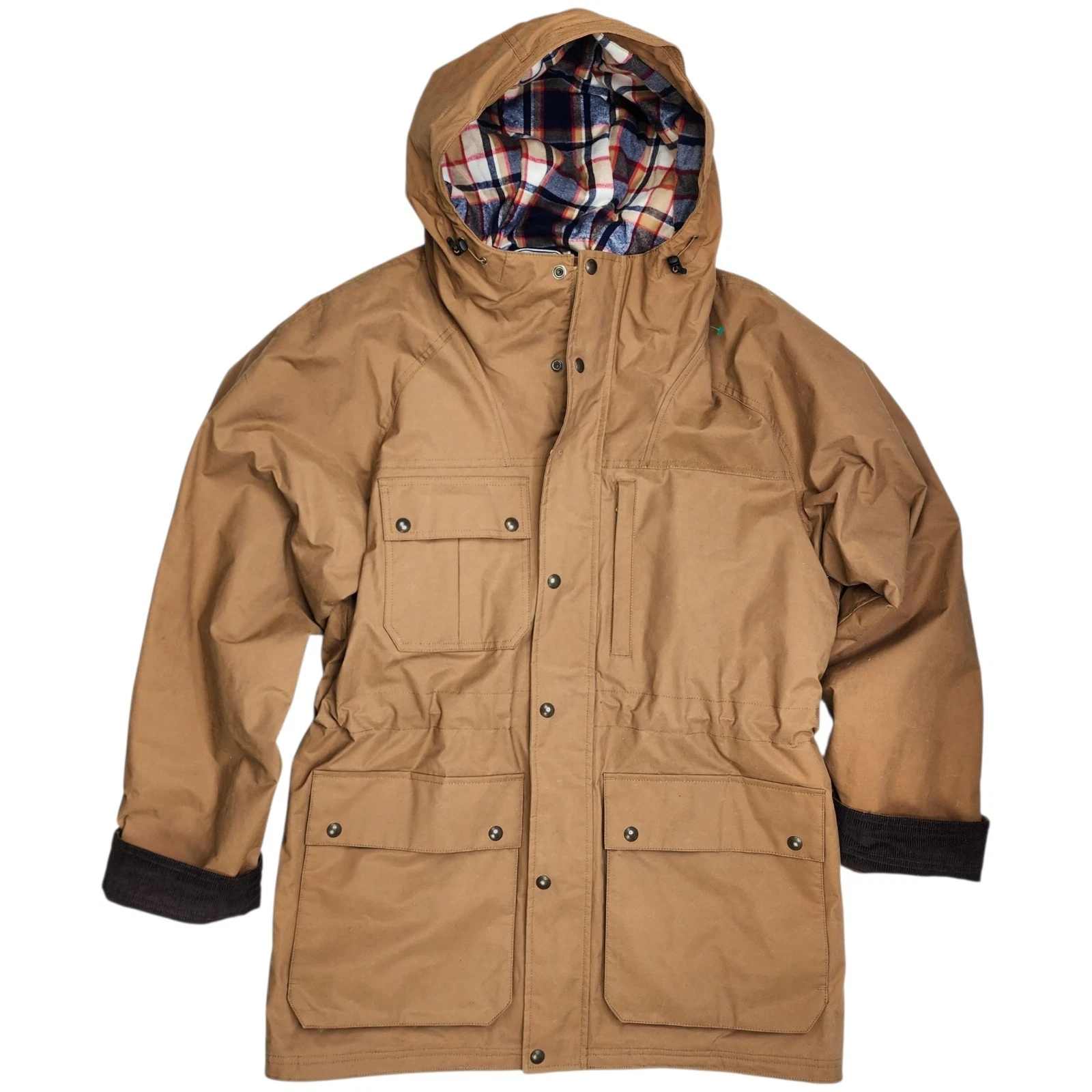 Lands’ End L T Tall 42-44 Bayfield Cotton Parka Jacket Coat outwear Casual