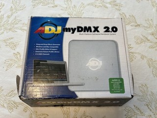 ADJ myDMX 2.0 USB DMX Lighting Controller Interface Box Cable DJ Stage