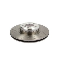 Bremsscheibe TRW DF6606S Hinten, Perforiert, Geschlitzt, Hochkarbonisiert, 1 ...