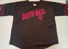 Vintage Star Wars Episode 1 Darth Maul Baseball Jersey 90s Lee Tags 2XL