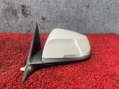 BMW F30 F31 LEFT DRIVER SIDE DOOR MIRROR POWER AUTO FOLD ًWHITE 300 OEM B10