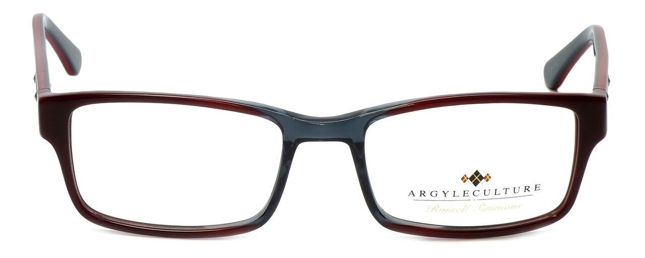 Argyleculture Mobley Grey-Red Blue Light Blocking Glasses for Screen Use-image