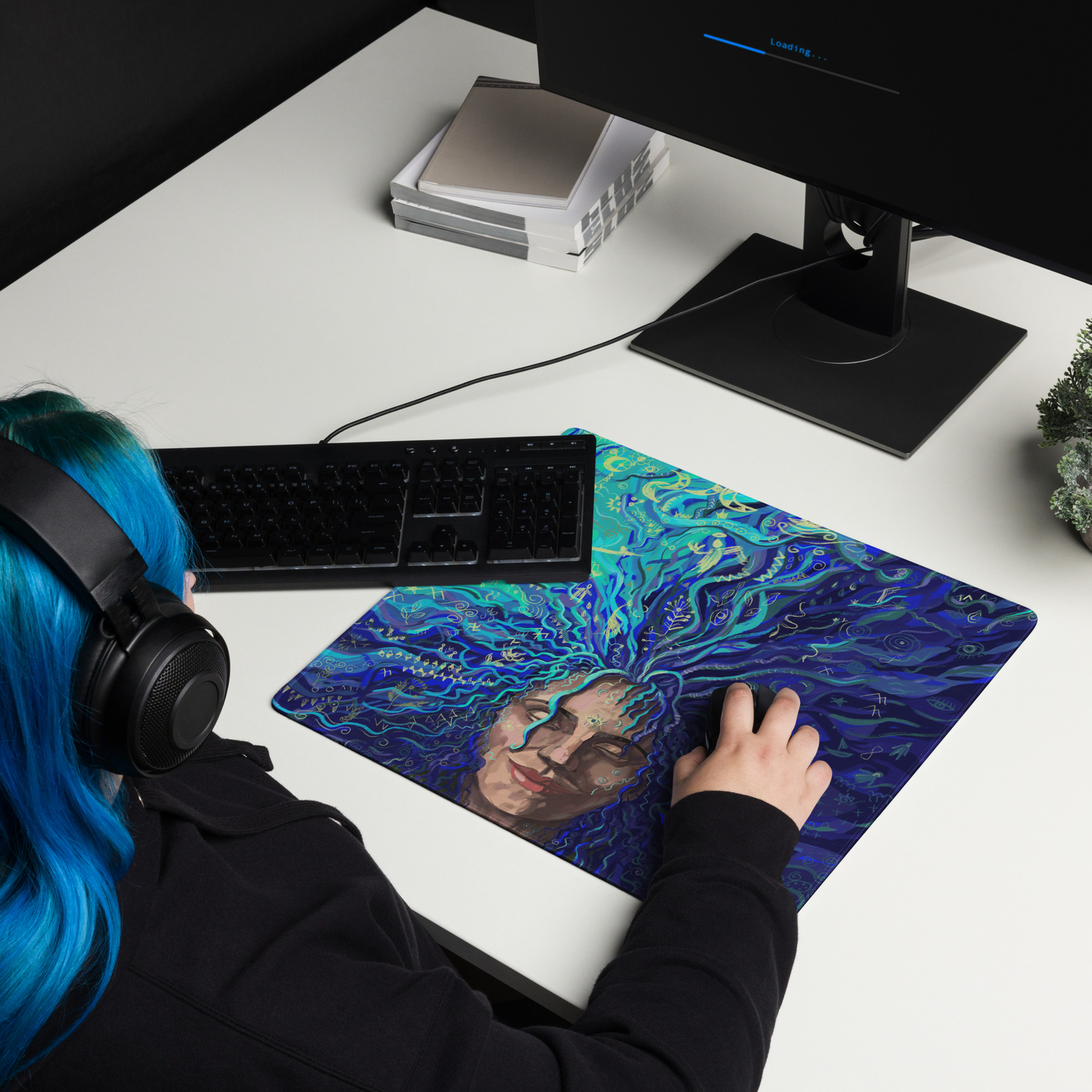 Custom gaming mouse pad featuring original Sound in Silence artwork-image