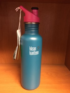 Klean Kanteen Classic Stainless Steel Water Bottle 27oz Neptune Blue Matte Ebay