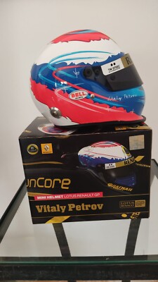 Casque Bell Vitaly Petrov 2011 – Échelle 1/2 – Lotus Renault – Avec Boîtier