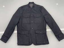 Button Down Coat Celio* Urban Collection Dark Navy Blue Sized XL