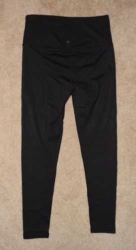 New Womens PrAna Pants Medium Black Layna 7/8 High Rise Leggings Yoga Running - Picture 3 of 3