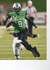 TYRE BRADY MARSHALL THUNDERING HERD SIGNED 8X10 PHOTO W/COA #1