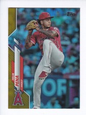 2020 Topps Update Series #U-18 FELIX PENA Los Angeles Angels GOLD FOIL Parallel