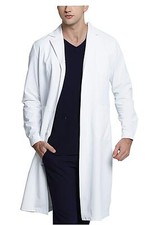Laboratory blouse men white medical blouse workwear and U...