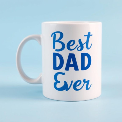 Funny Father's Day Mug for Dad   Best Dad Ever Coffee Cup Gift from Kids