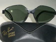 BAUSCH & LOMB RAY BAN W1736 SPORT SERIES1 GREENISH CHROMAX LENS SUNGLASSES 