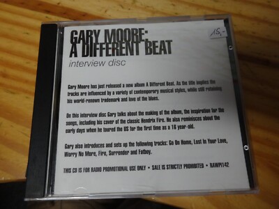 CD Topzustand Gary Moore A Different Beat Interview Disc Nr.717