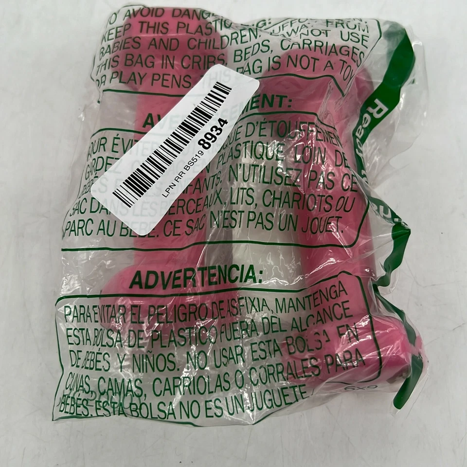 Набор из 2 розовых гантелей SPRI с виниловым покрытием для упражнений и фитнеса 1 лБ для тренажерного зала - Изображение 2 из 4