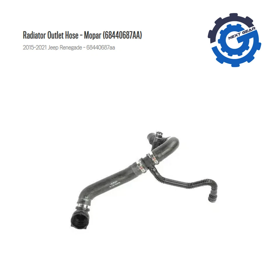 Nueva manguera de salida de radiador Mopar OEM para Jeep Renegade 2015-2021 68440687AA Foto 3 de 3