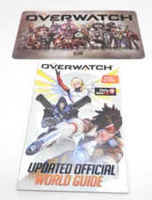 Overwatch Updated Official World Guide Game Stop & Metal License Plate Blizzard