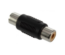 ADATTATORE F F FEMMINA PROLUNGA RCA AUDIO STEREO PHONO VIDEO COASSIALE cavo tv