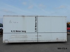 Meyer Aufbau Koffer Plane Pritsche Ladefläche 6,12 M lang MB Atego (560-173 A)