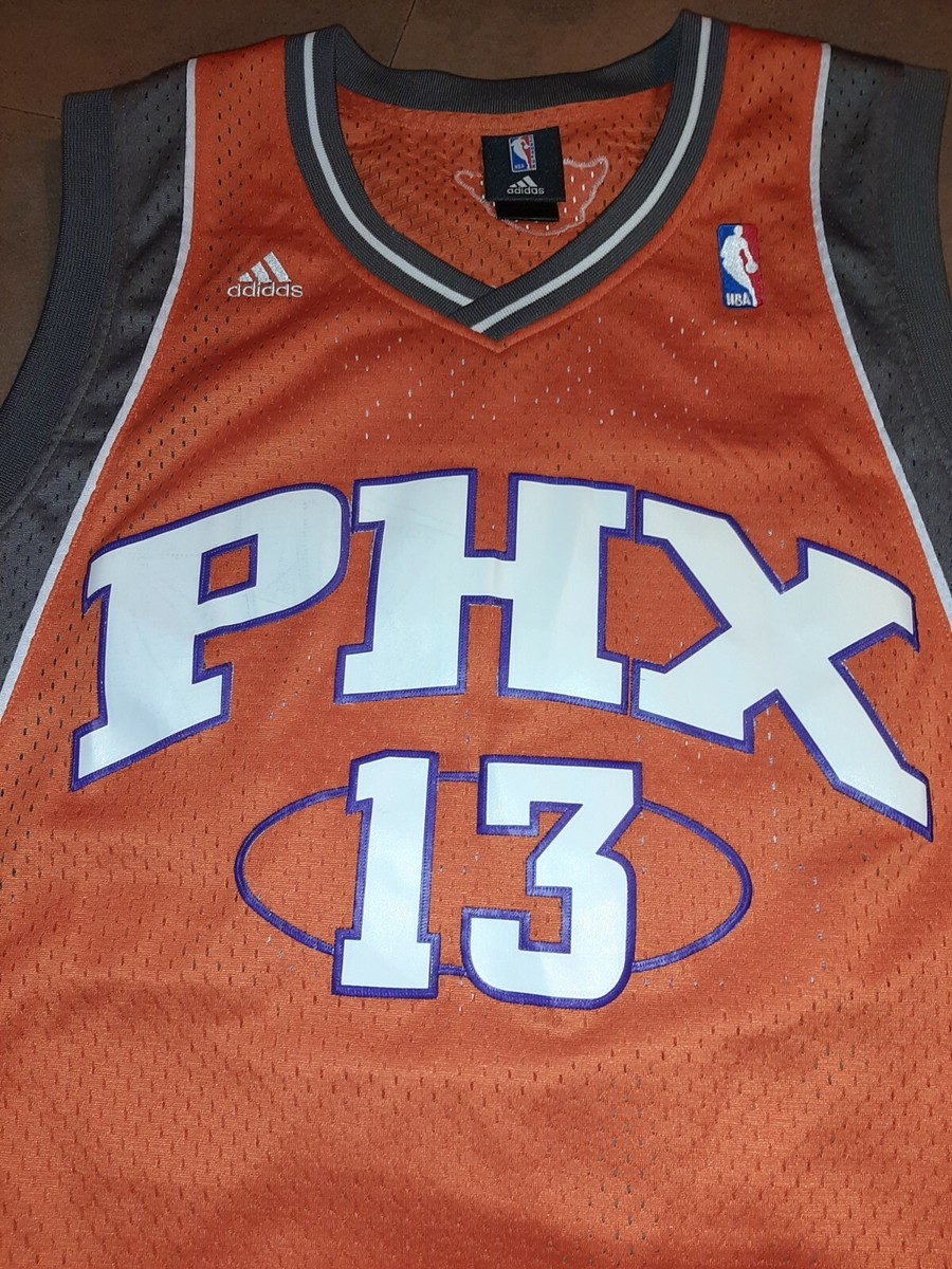 Reebok NBA Phoenix Suns Steve Nash #13 Vintage Jersey Size Large