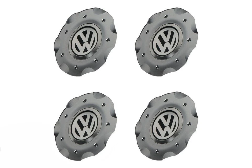 06-09 VW Volkswagen GTI & 06-10 Jetta Wheel Center Caps Set OEM 1K0601149J8Z8 - Изображение 2 из 4