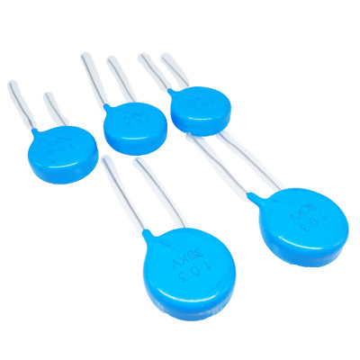 US Stock 5pcs Ceramic Disc Capacitors 10000pf 10nf 0.01uf 103 30000V 30KV