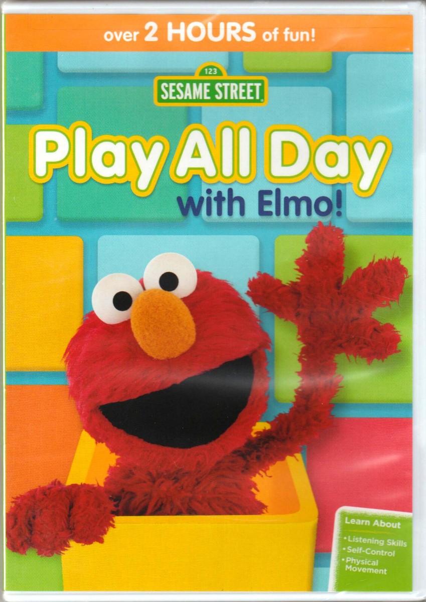 SESAME STREET Play ALL DAY with ELMO of CHILDREN Kid EDUCATION