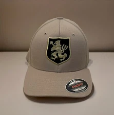 Navy Seal Team 6 Devgru Gold Team Hat Cap Flexfit Wool Blend 6477 - Khaki L/XL