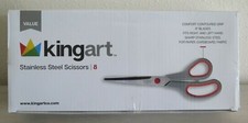 KINGART 950-8 Stainless Steel Scissors, 8 Count