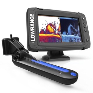 Lowrance Elite 7Ti Chartplotter / Fishfinder with Totalscan skimmer transducer 
