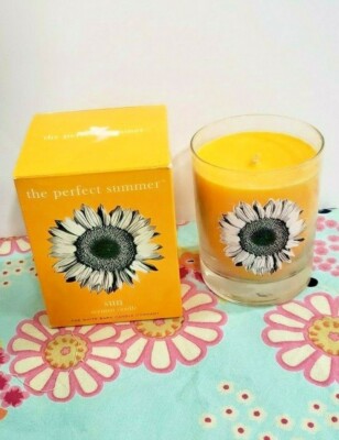 White Barn Candle Company The Perfect Summer SUN Candle NEW Bath & Body Works