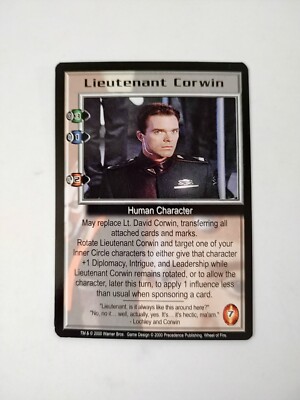 Lieutenant Corwin - Wheel of Fire - B5 Babylon 5 CCG Rare NM