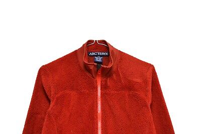 Vintage Arc’teryx Women’s Polartec Red Fleece Jacket Size S Made in Canada