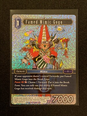 Famed Mimic Gogo 3-142H Foil - Hero - Opus 3 - Final Fantasy TCG