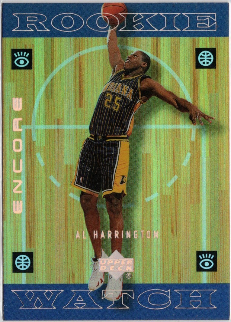 1998-99 Upper Deck Encore Al Harrington Rookie Card #134