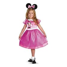 Toddler Girl Minnie Mouse Halloween Costume Dress with Headband 2T,3T/4T