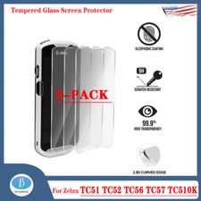 3-PACK Tempered Glass Screen Protector for Zebra TC51 TC52 TC56 TC57 TC510K