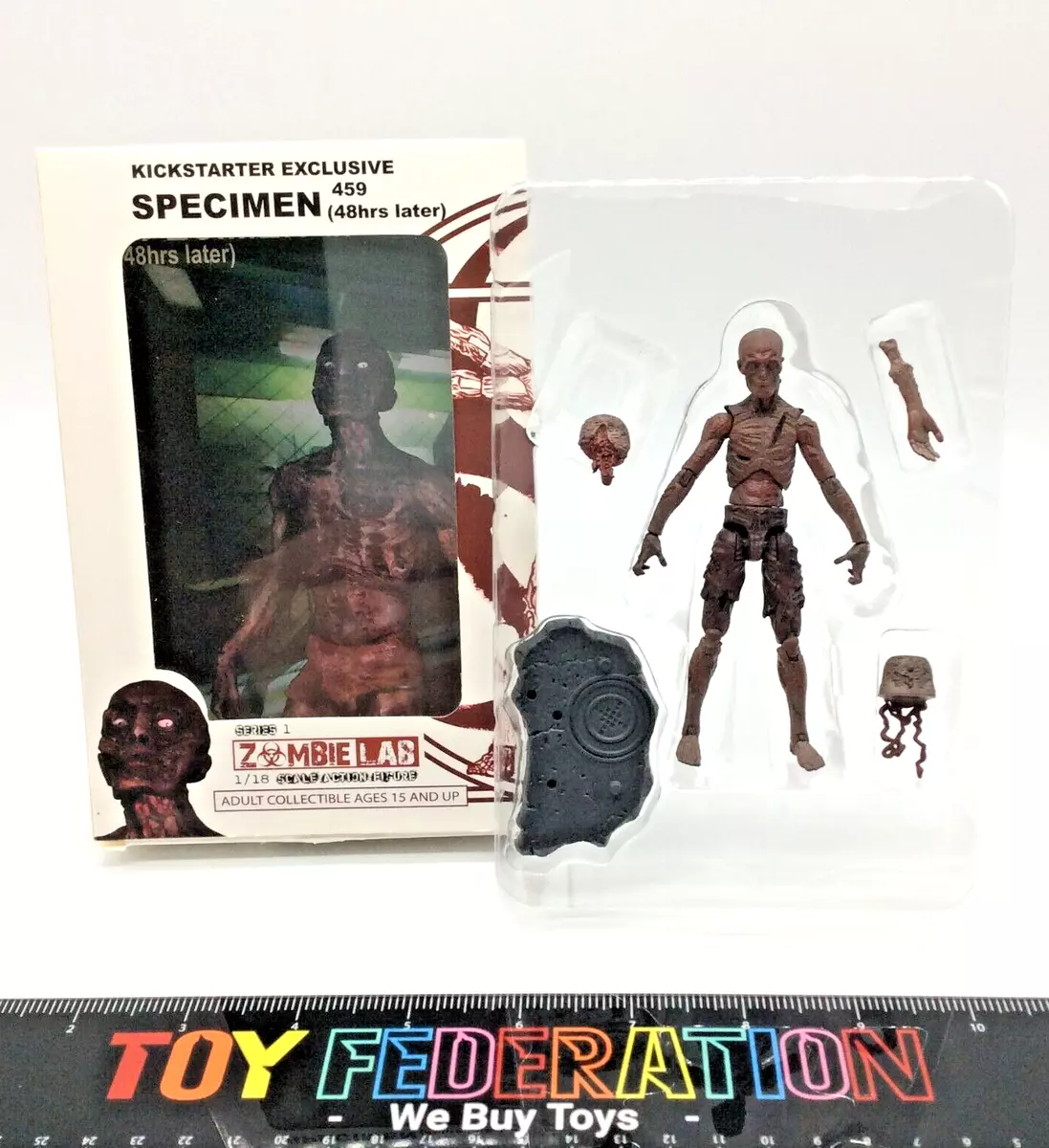 Locker Toys Zombie Lab 1 18 Kickstarter Exclusive SPECIMEN 459