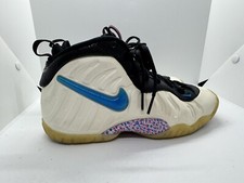 Nike Little Posite Pro GS Foamposite 644792-102 Youth US 6.5 Women  s US 8 White