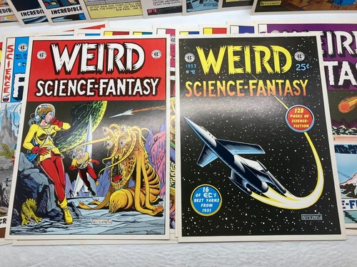 EC Russ Cochran WEIRD FANTASY Portfolio 22 Comic covers plus 2 Bonus 9 1/2 x 13" - Picture 3 of 3