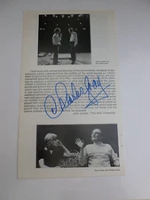 Charles Gray  BLOFELD Hand Signed Theatre Programme Page  James Bond