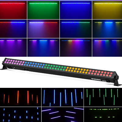 #ad #ad 80LED Wall Washer Stage Light Beam RGB DMX DJ Disco Party Strobe Effect Light $65.99