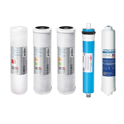 APEC US MADE 90 GPD Complete Replacement Water Filter For RO System FILTER-MAX90