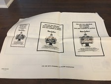 PRESSBOOK MOVIE POSTER ADDS MATTS FIENDISH PLOT OF DR FU MANCHU SELLERS