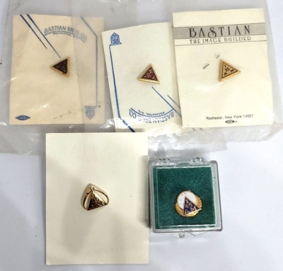 Pin Lot Of 24k Gold Gold Filled Gold Plated VTG Machinist I AM 30 30 35 40 45