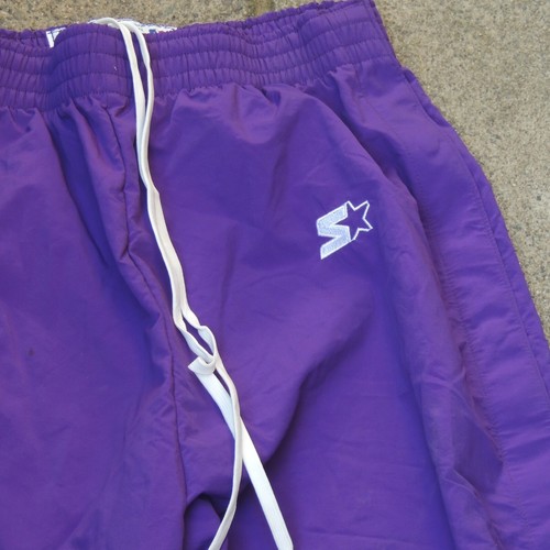 Pantaloni Starter Vintage Sacramento Kings Uomo 40 Autentica Squadra Rilasciato 97/98 NBA - Foto 3 di 5