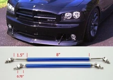 Blue 8" Adjustable Rod Support for BMW Bumper Lip Diffuser Spoiler splitters