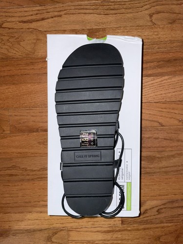 NIB Call It Spring Wrap Strap Platform Sandal Black Womens 7 - Picture 4 of 6